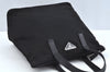 Authentic PRADA Vintage Nylon Tessuto Leather Tote Hand Bag Black 6920J