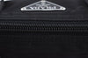 Authentic PRADA Vintage Nylon Tessuto Leather Tote Hand Bag Black 6920J