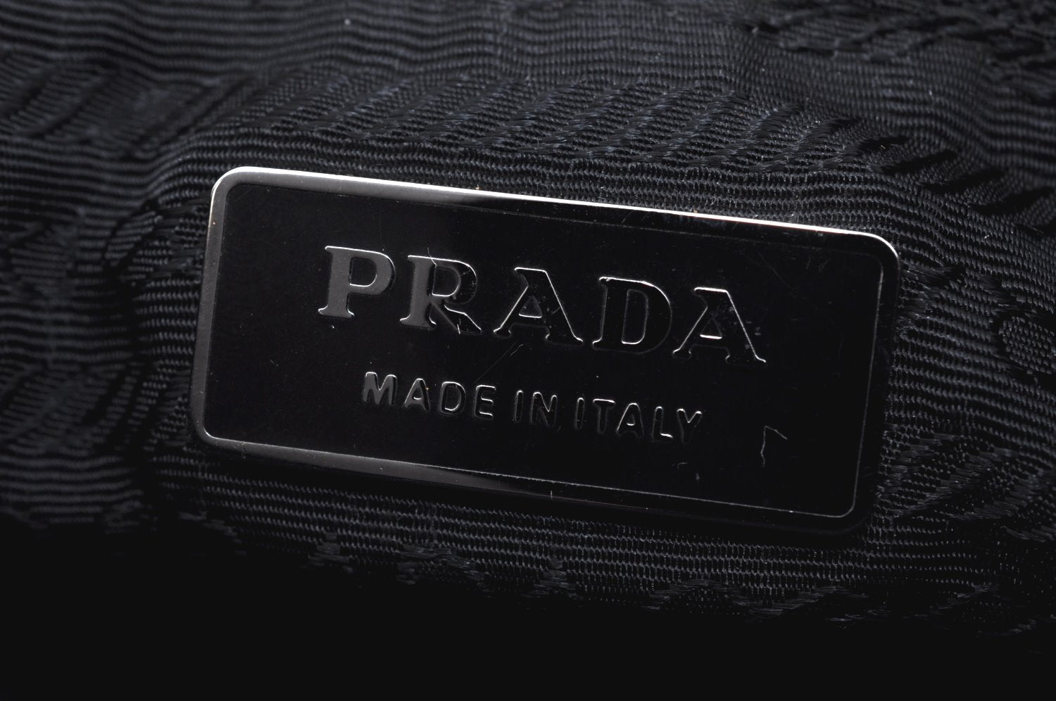 Authentic PRADA Vintage Nylon Tessuto Leather Tote Hand Bag Black 6920J