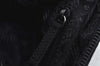 Authentic PRADA Vintage Nylon Tessuto Leather Tote Hand Bag Black 6920J