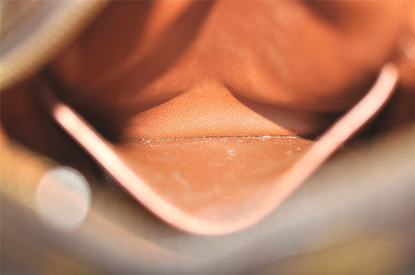 Authentic Louis Vuitton Monogram Danube Shoulder Cross Body Bag M45266 LV 6921I