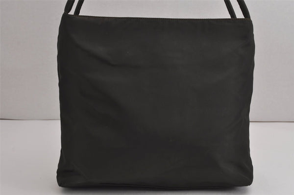Authentic PRADA Vintage Nylon Tessuto Shoulder Hand Bag Purse Green 6921J