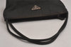 Authentic PRADA Vintage Nylon Tessuto Shoulder Hand Bag Purse Green 6921J