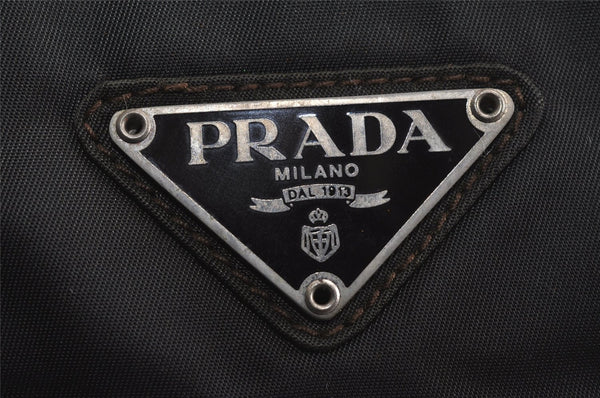 Authentic PRADA Vintage Nylon Tessuto Shoulder Hand Bag Purse Green 6921J