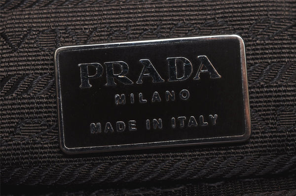 Authentic PRADA Vintage Nylon Tessuto Shoulder Hand Bag Purse Green 6921J