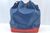Auth Louis Vuitton Epi Noe Tricolor Blue Red Green Drawstring Bag Junk LV 6923H
