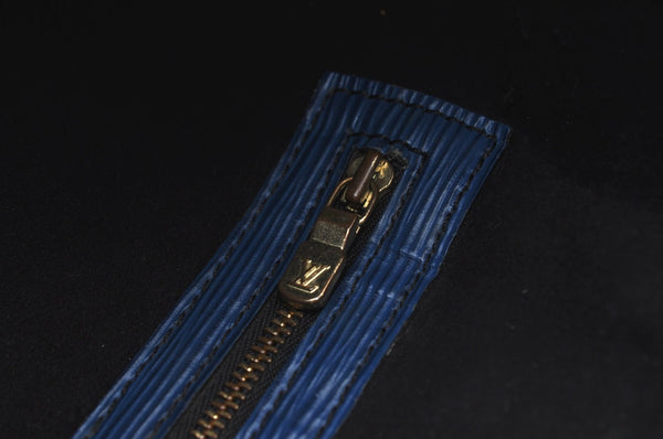 Auth Louis Vuitton Epi Noe Tricolor Blue Red Green Drawstring Bag Junk LV 6923H