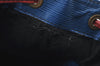 Auth Louis Vuitton Epi Noe Tricolor Blue Red Green Drawstring Bag Junk LV 6923H