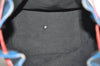 Auth Louis Vuitton Epi Noe Tricolor Blue Red Green Drawstring Bag Junk LV 6923H