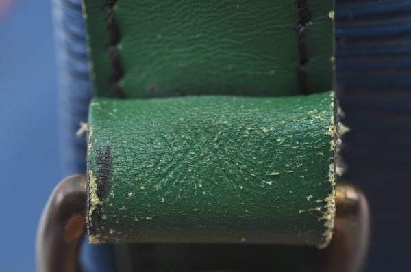 Auth Louis Vuitton Epi Noe Tricolor Blue Red Green Drawstring Bag Junk LV 6923H