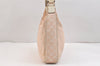 Authentic GUCCI Sherry Line Shoulder Bag GG Canvas Leather 145757 Pink 6923K