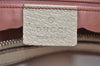 Authentic GUCCI Sherry Line Shoulder Bag GG Canvas Leather 145757 Pink 6923K