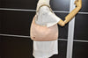 Authentic GUCCI Sherry Line Shoulder Bag GG Canvas Leather 145757 Pink 6923K