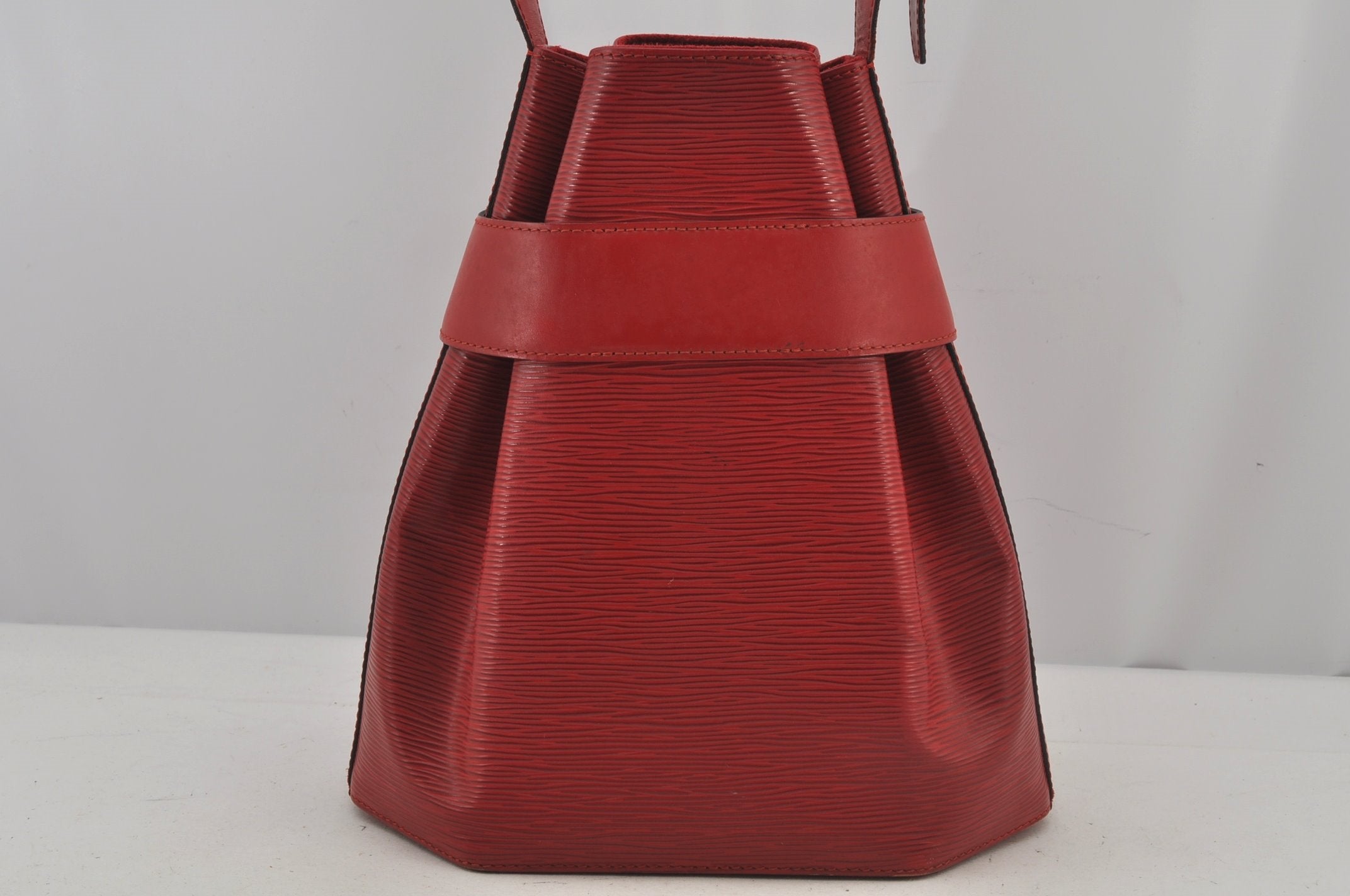 Auth Louis Vuitton Epi Sac De Paule PM Shoulder Cross Bag Red M80207 LV 6925J