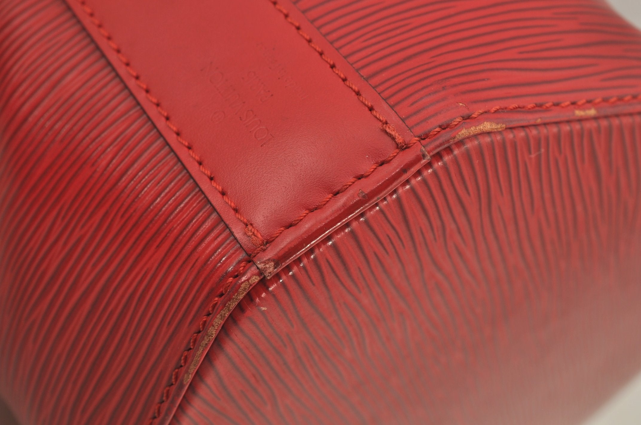 Auth Louis Vuitton Epi Sac De Paule PM Shoulder Cross Bag Red M80207 LV 6925J