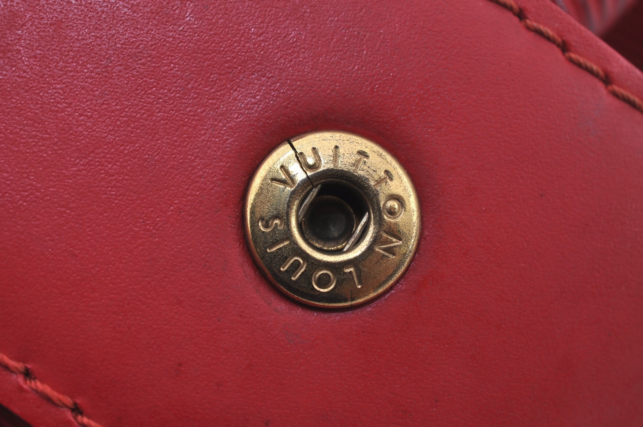 Auth Louis Vuitton Epi Sac De Paule PM Shoulder Cross Bag Red M80207 LV 6925J