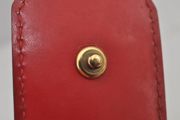 Auth Louis Vuitton Epi Sac De Paule PM Shoulder Cross Bag Red M80207 LV 6925J