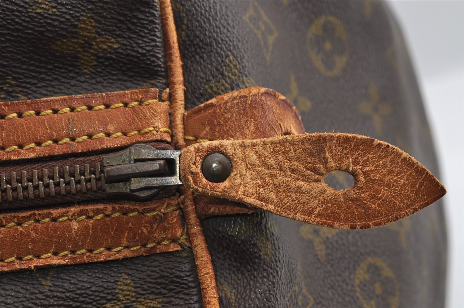 Authentic Louis Vuitton Monogram Sac Souple55 Hand Boston Bag Old Model LV 6926I