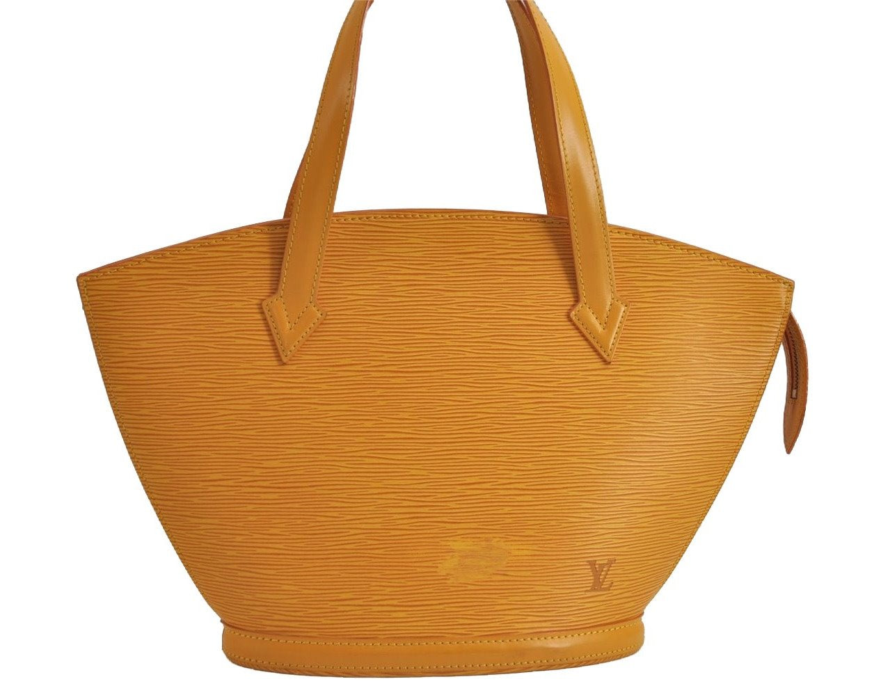 Authentic Louis Vuitton Epi Saint Jacques Hand Bag Yellow M52279 LV 6926J