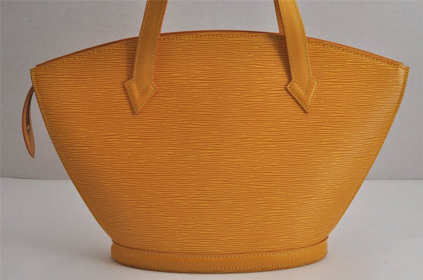 Authentic Louis Vuitton Epi Saint Jacques Hand Bag Yellow M52279 LV 6926J