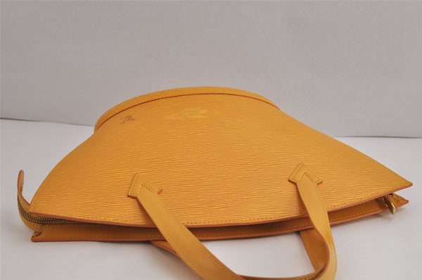 Authentic Louis Vuitton Epi Saint Jacques Hand Bag Yellow M52279 LV 6926J