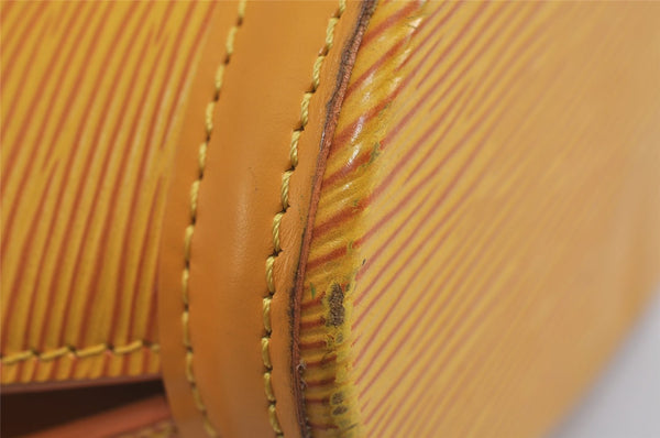 Authentic Louis Vuitton Epi Saint Jacques Hand Bag Yellow M52279 LV 6926J