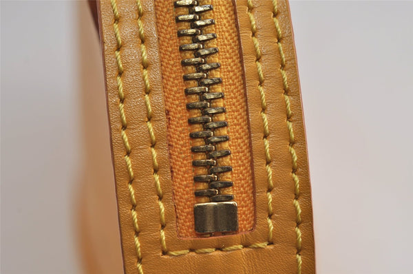 Authentic Louis Vuitton Epi Saint Jacques Hand Bag Yellow M52279 LV 6926J