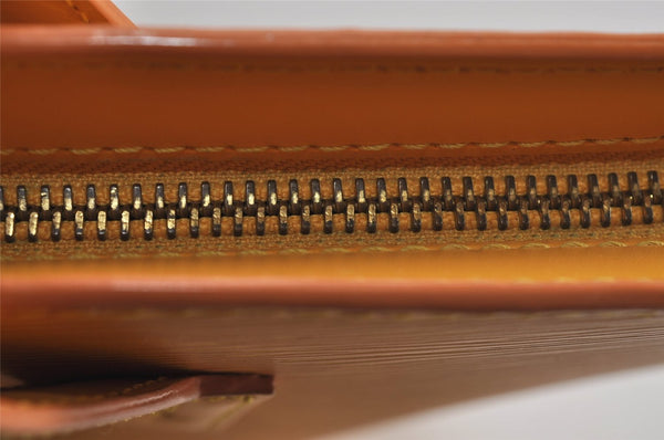 Authentic Louis Vuitton Epi Saint Jacques Hand Bag Yellow M52279 LV 6926J