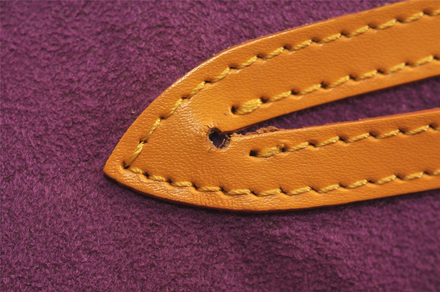 Authentic Louis Vuitton Epi Saint Jacques Hand Bag Yellow M52279 LV 6926J