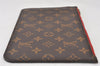 Authentic Louis Vuitton Monogram Neverfull GM Pouch Purse Clutch Bag Red 6928K