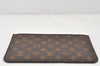 Authentic Louis Vuitton Monogram Neverfull GM Pouch Purse Clutch Bag Red 6928K