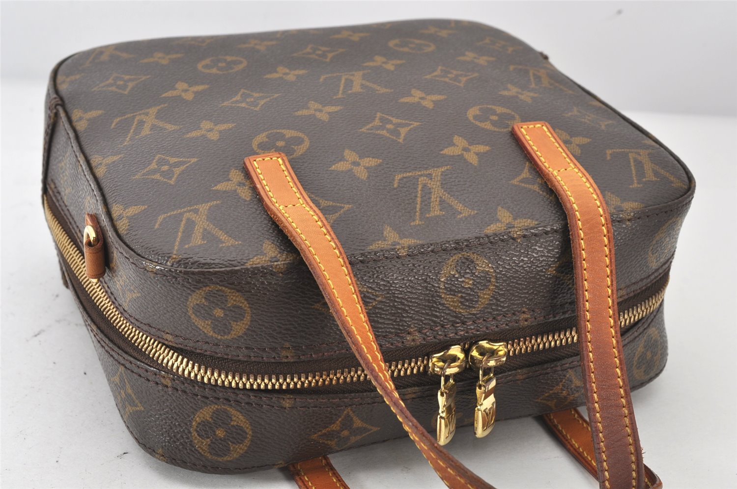 Authentic Louis Vuitton Monogram Spontini 2Way Shoulder Hand Bag M47500 LV 6929K