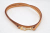 Authentic Louis Vuitton Leather Shoulder Strap Beige 45.7" LV 6930K