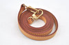 Authentic Louis Vuitton Leather Shoulder Strap Beige 45.7" LV 6930K