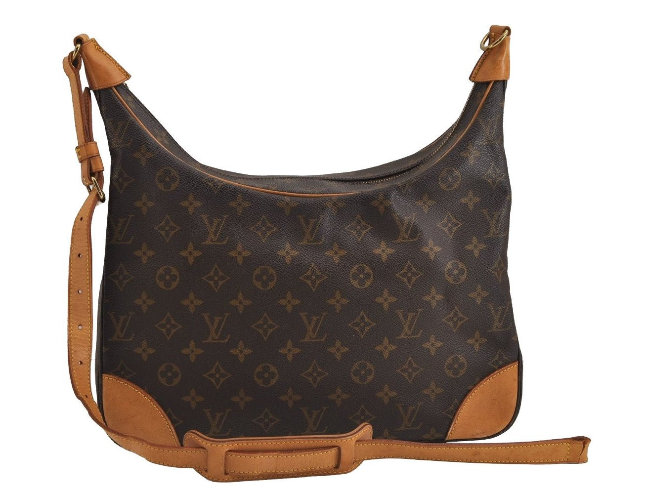 Authentic Louis Vuitton Monogram Boulogne 35 Shoulder Bag M51260 Junk 6931J