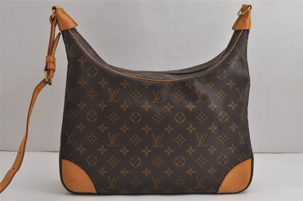 Authentic Louis Vuitton Monogram Boulogne 35 Shoulder Bag M51260 Junk 6931J