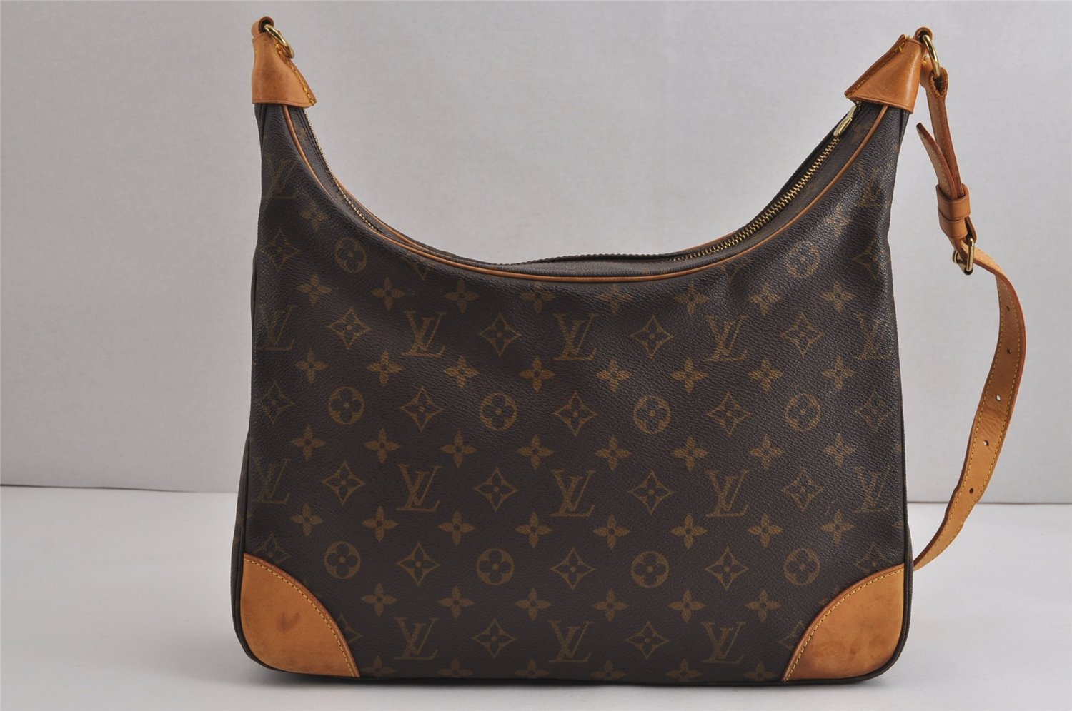 Authentic Louis Vuitton Monogram Boulogne 35 Shoulder Bag M51260 Junk 6931J