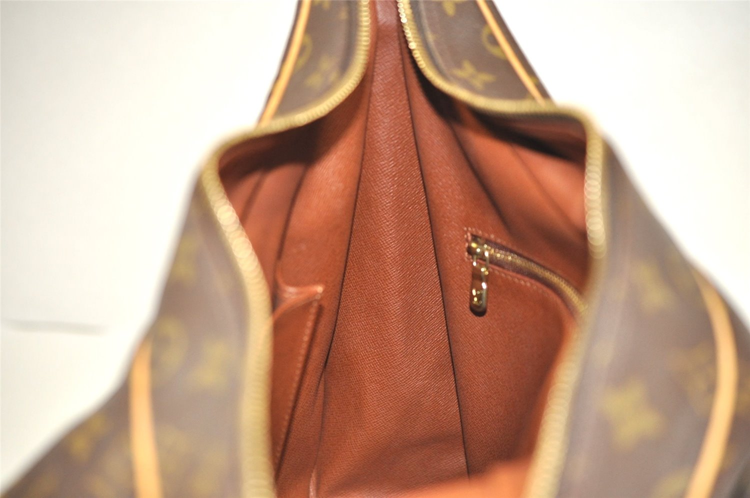 Authentic Louis Vuitton Monogram Boulogne 35 Shoulder Bag M51260 Junk 6931J