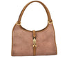 Authentic GUCCI Jackie Shoulder Hand Bag Purse Suede Leather 0021068 Pink 6931K