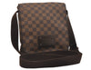 Authentic Louis Vuitton Damier Brooklyn PM Shoulder Cross Bag N51210 LV 6932J