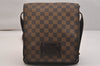 Authentic Louis Vuitton Damier Brooklyn PM Shoulder Cross Bag N51210 LV 6932J