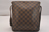 Authentic Louis Vuitton Damier Brooklyn PM Shoulder Cross Bag N51210 LV 6932J
