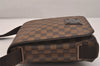 Authentic Louis Vuitton Damier Brooklyn PM Shoulder Cross Bag N51210 LV 6932J