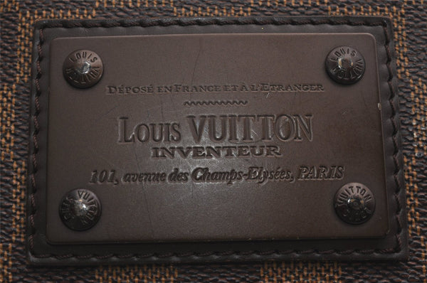 Authentic Louis Vuitton Damier Brooklyn PM Shoulder Cross Bag N51210 LV 6932J