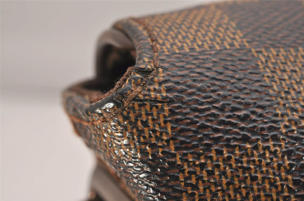 Authentic Louis Vuitton Damier Brooklyn PM Shoulder Cross Bag N51210 LV 6932J