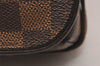 Authentic Louis Vuitton Damier Brooklyn PM Shoulder Cross Bag N51210 LV 6932J