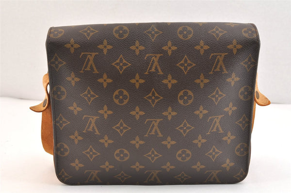 Authentic Louis Vuitton Monogram Cartouchiere GM M51252 Shoulder Cross Bag 6934K