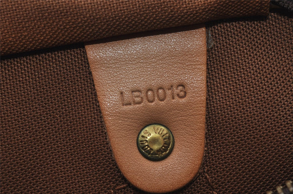 Authentic Louis Vuitton Monogram Speedy 30 Hand Boston Bag M41526 LV 6935I