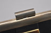Authentic Christian Dior Clutch Hand Bag Purse Leather Black CD Box 6935J