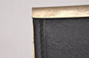 Authentic Christian Dior Clutch Hand Bag Purse Leather Black CD Box 6935J